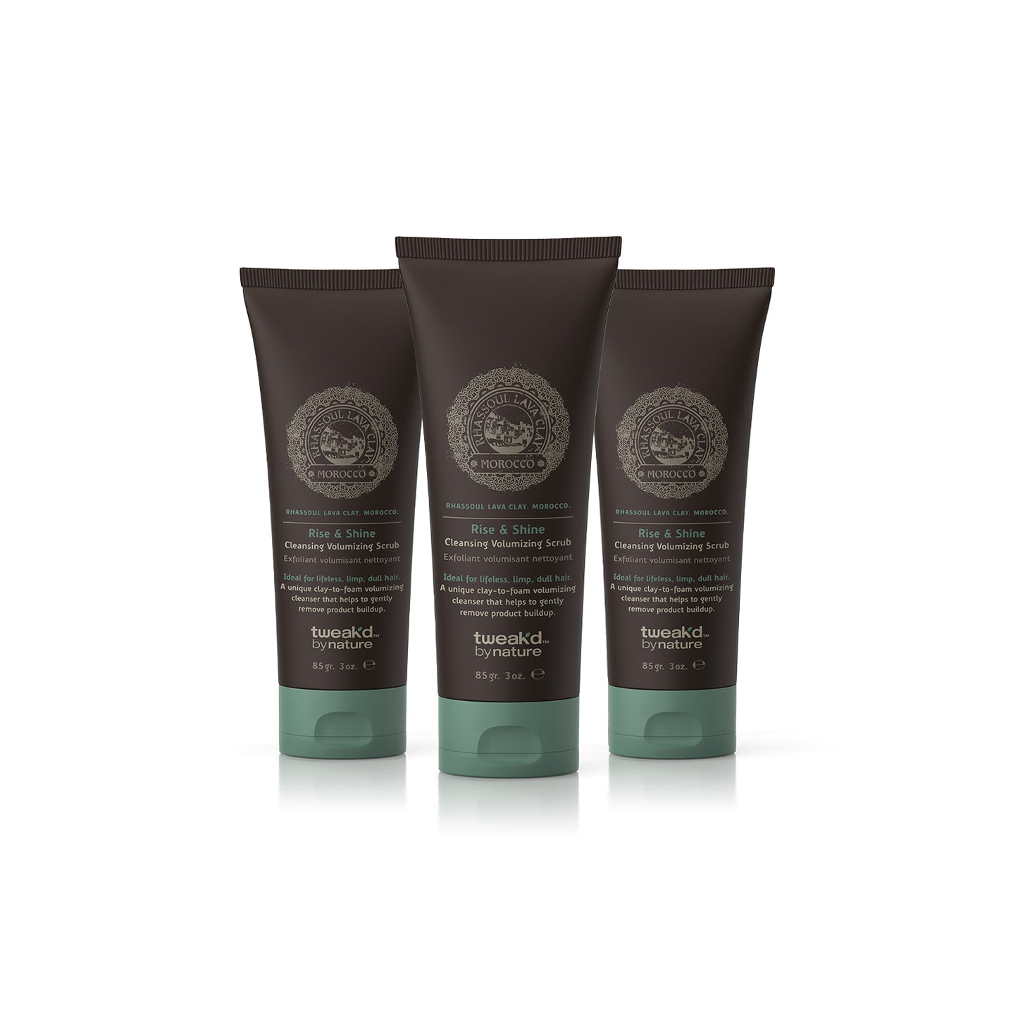 Tweak'd by Nature Rise & Shine Cleansing Volumizing Scrub Multi-Pack
