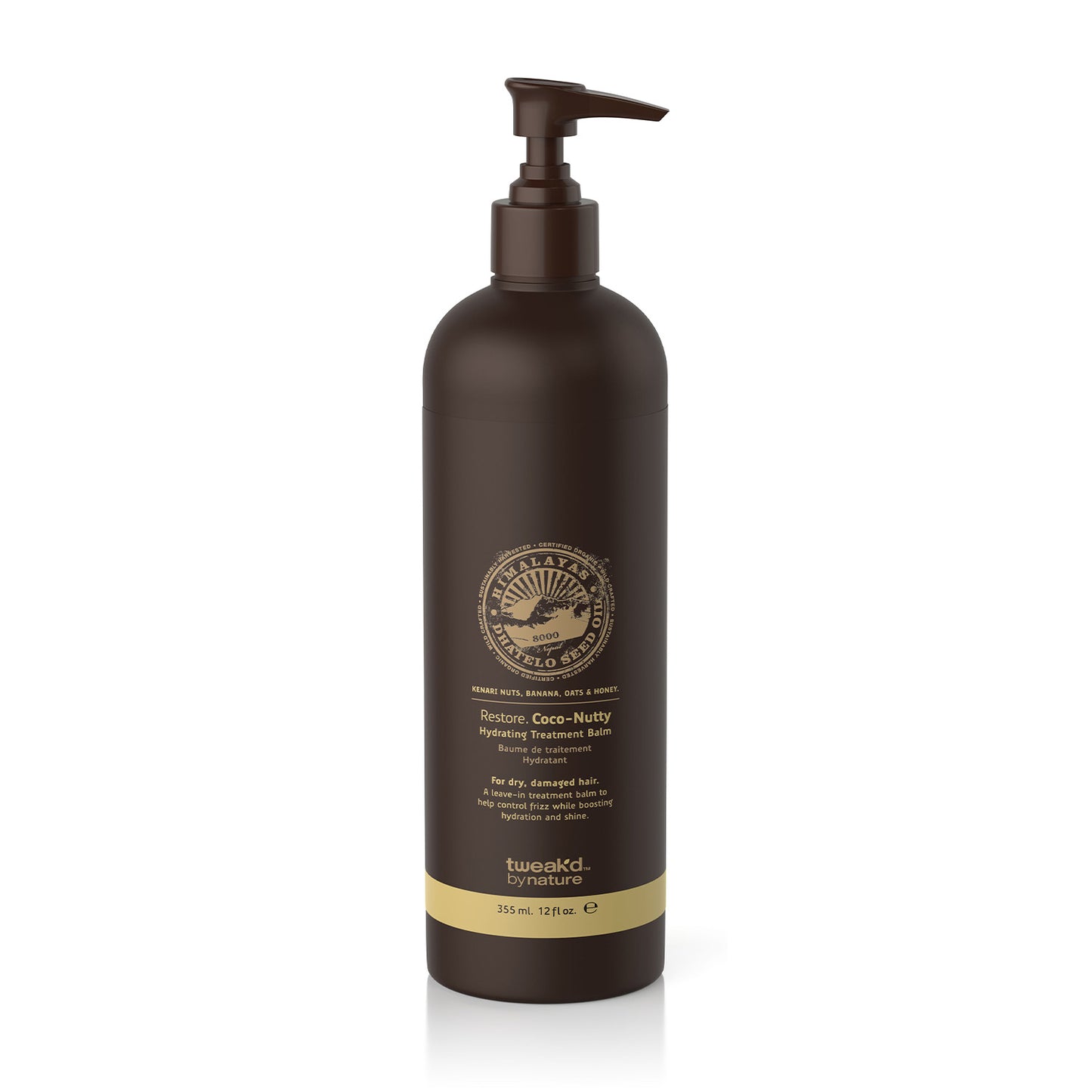 Tweak'd by Nature Restore Coco-Nutty Hydrating Treatment Balm 12oz