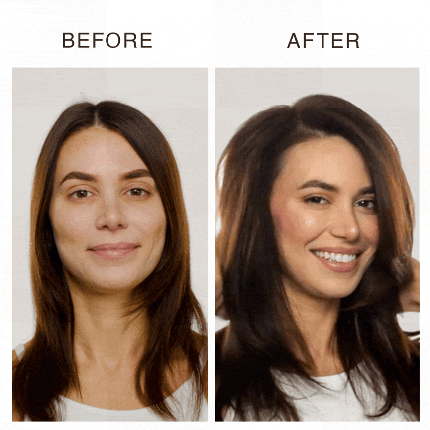 Before and After LAB ADVANCED SUPRHA⁷_BOND Shampoo & Conditioner Duo