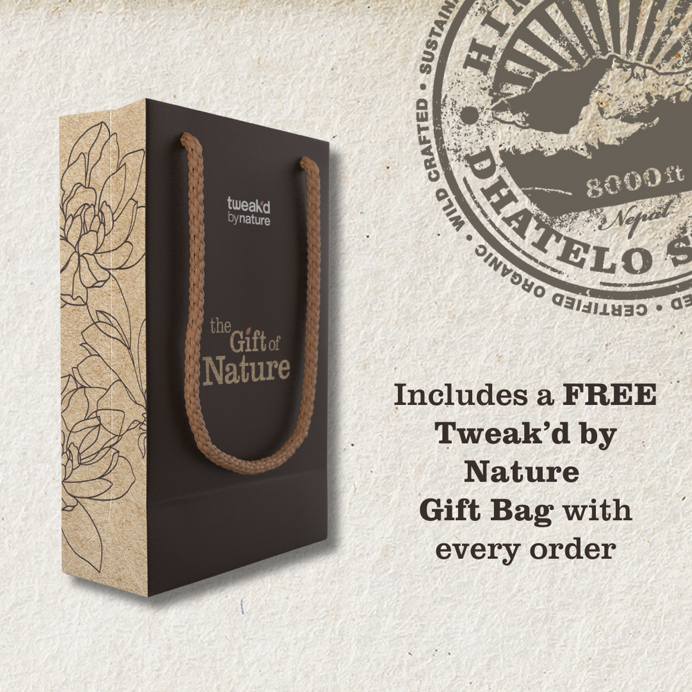 
                  
                    Free Tweak'd by Nature Gift Bag with every order.
                  
                