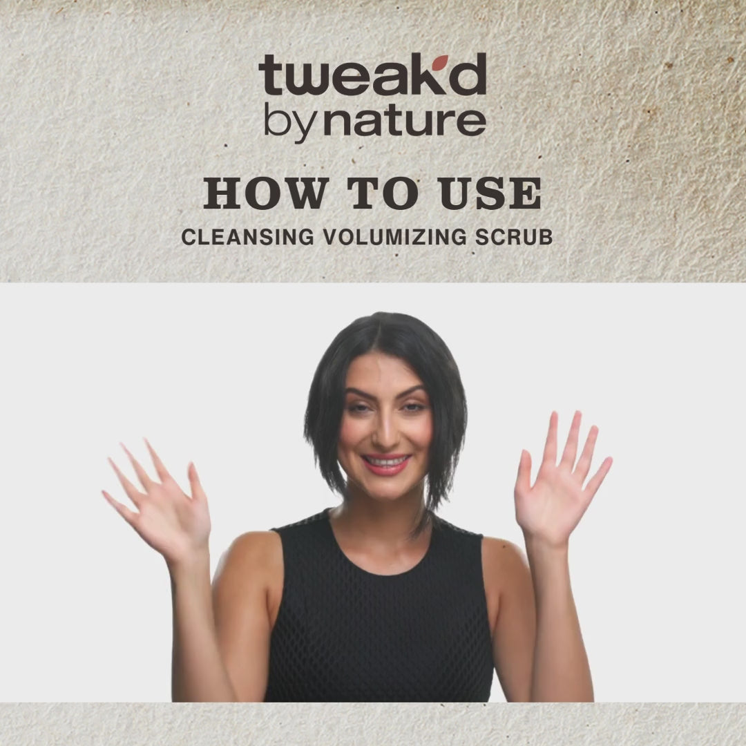 Tweak'd by Nature Rise & Shine Hair Cleansing Volumizing Scrub