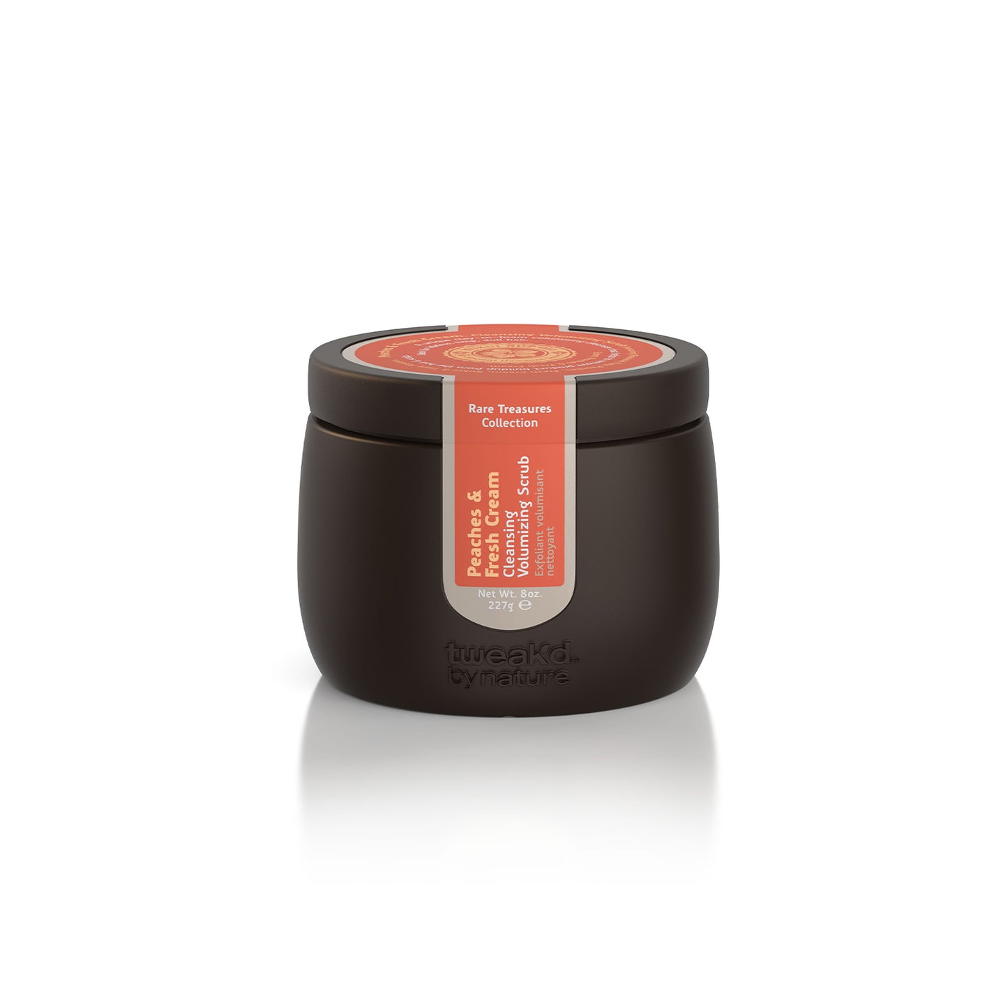 Tweak'd by Nature Rare Treasures Peaches & Fresh Cream Cleansing Volumizing Scrub 8oz