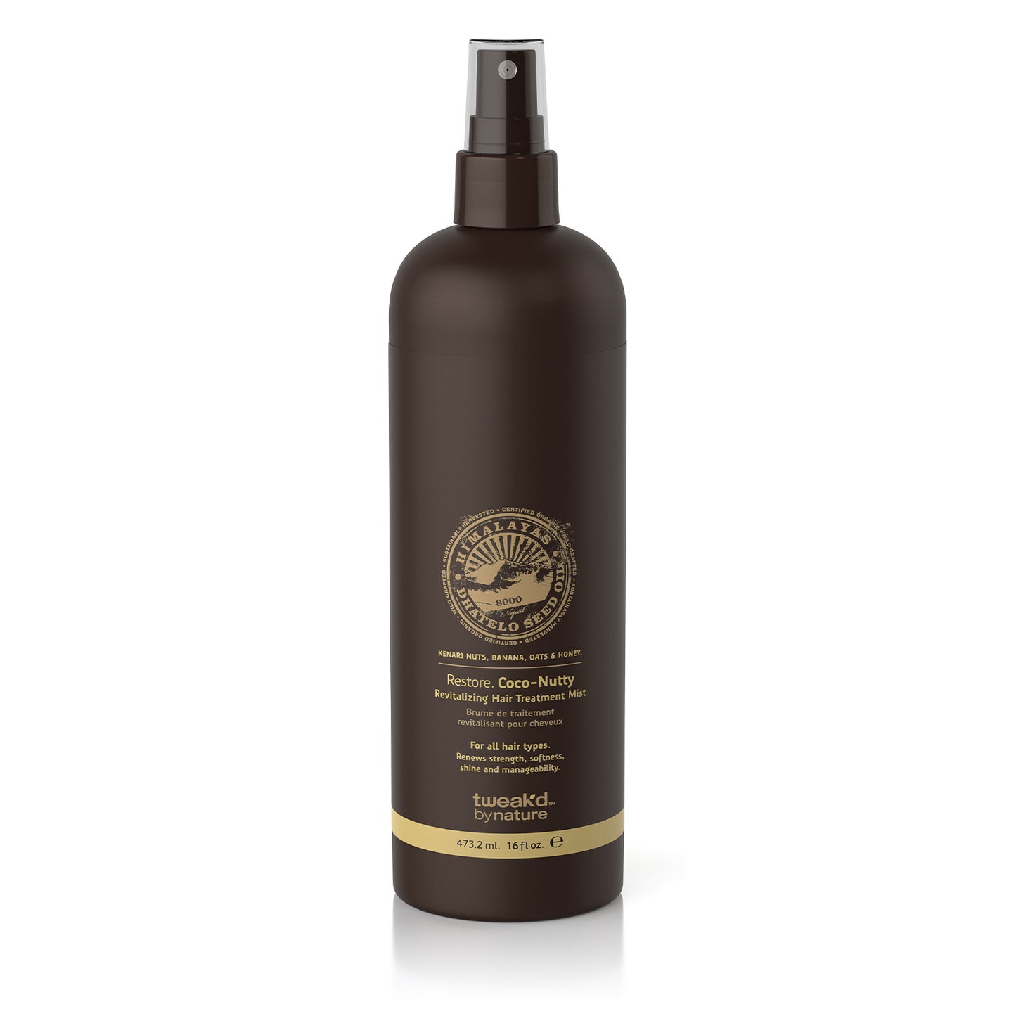 Tweak'd by Nature Restore Coco-Nutty Hair Revitalizing Treatment Mist 16oz