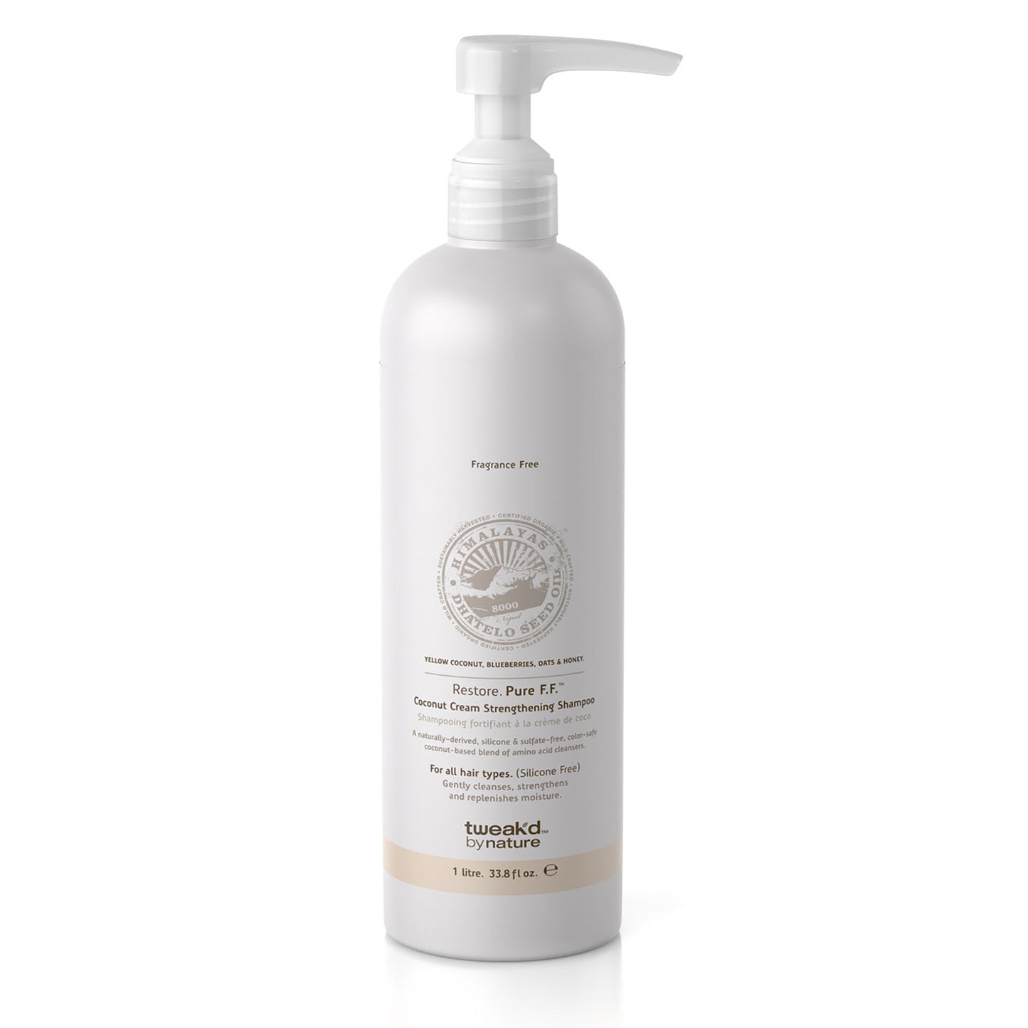 Tweak'd by Nature Restore Pure F.F. Hair Strengthening Shampoo (Fragrance Free)