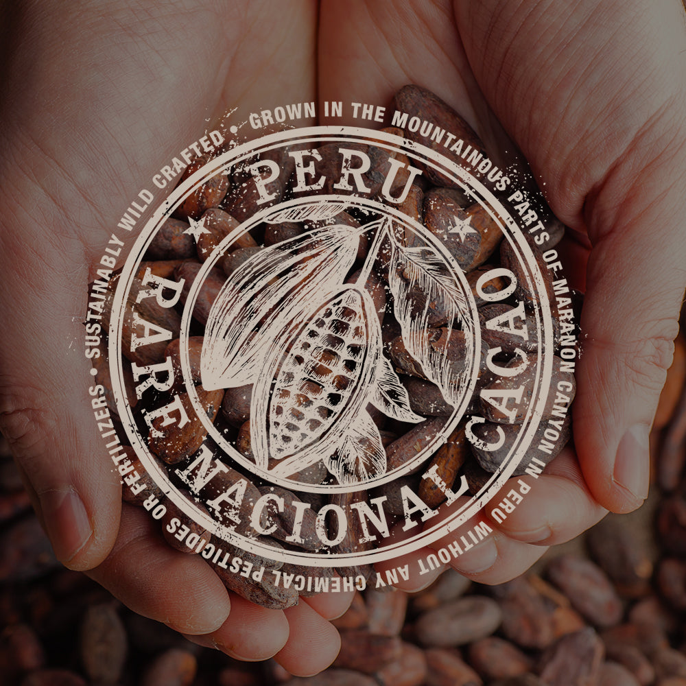 
                  
                    Key Ingredient: Peru nacional cacao 
                  
                